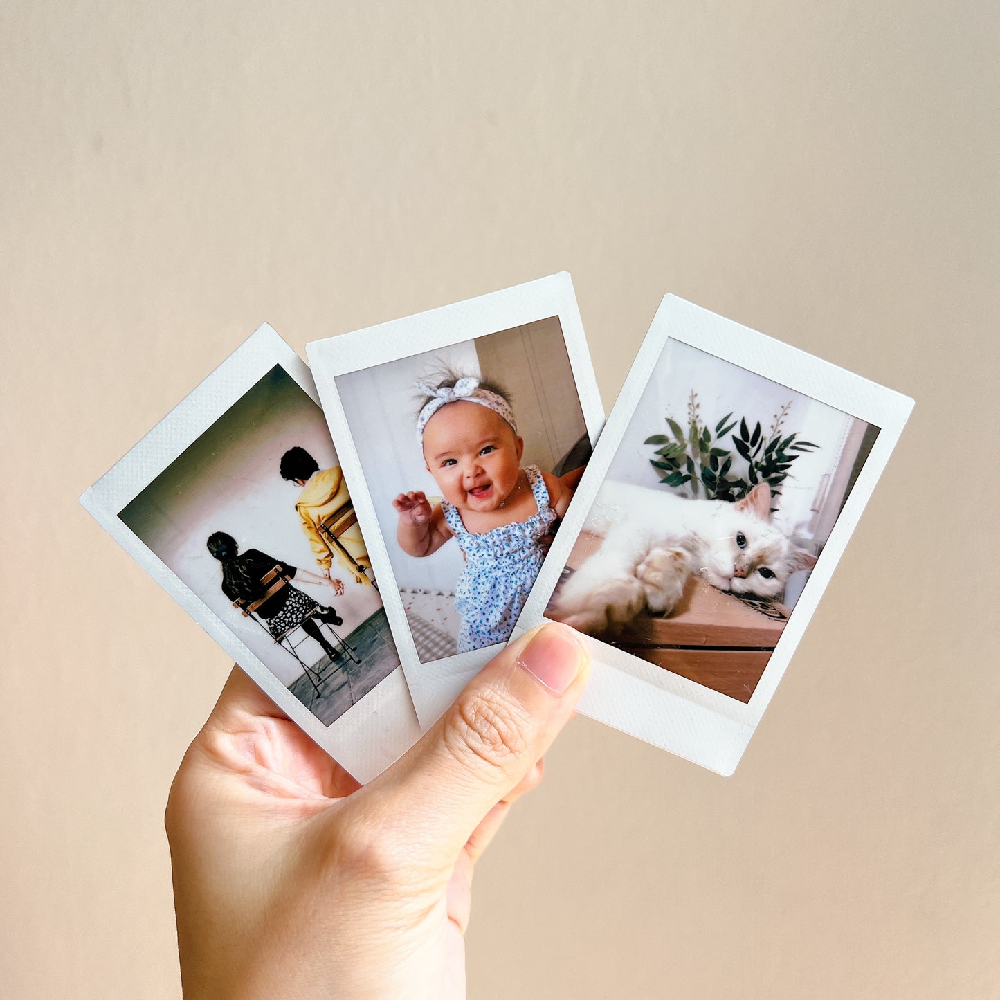 3pcs polaroid photos