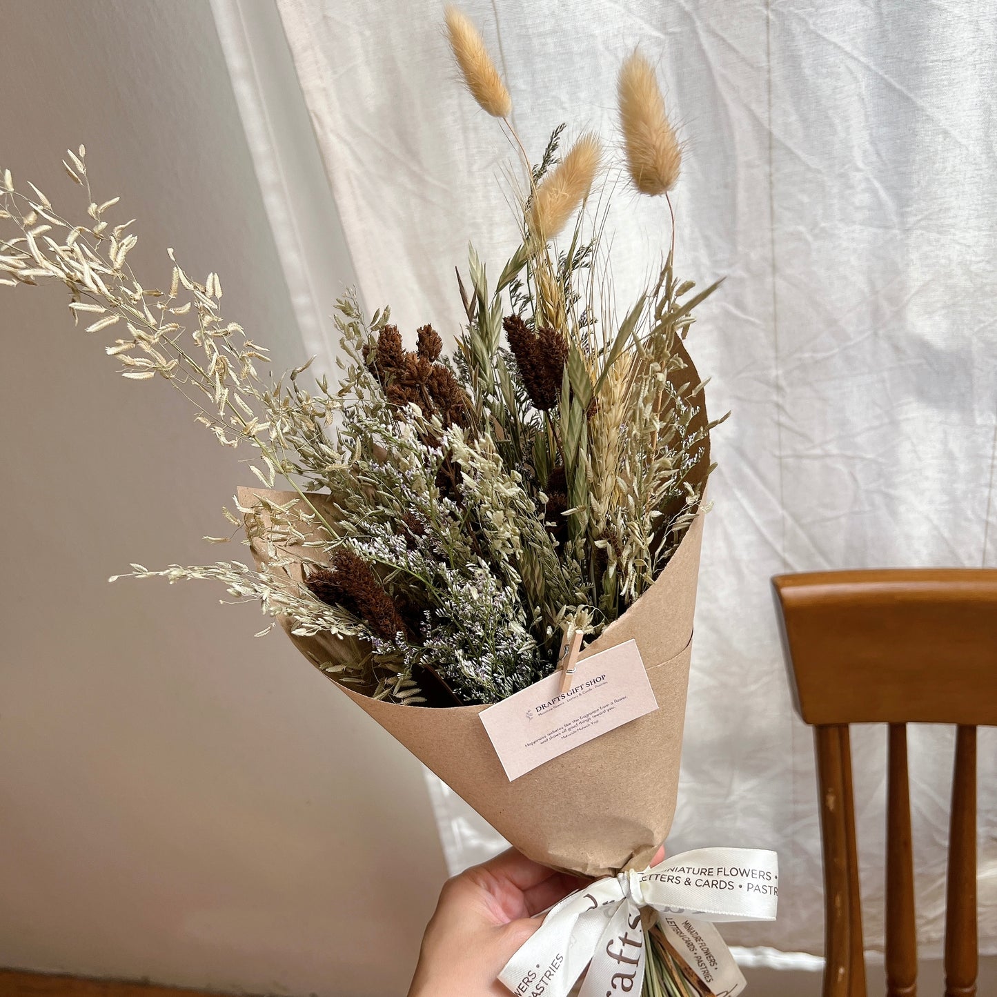 Quiet Fields Dried Flower Bunch
