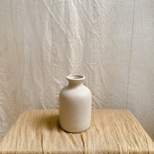 Ivory Ceramic Vase Medium